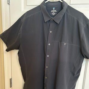 KUHL Men's Short Sleeve Renegade Shirt - Gray - Size XL